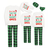 Christmas Matching Family Pajamas Dear Santa They Are The Naughty Ones Green Pajamas Set