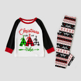 Christmas Matching Family Pajama Christmas Tribe Tree Seamless Pajamas Set