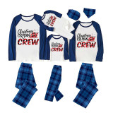 Christmas Matching Family Pajamas Christmas Cruisin Crew Blue Pajamas Set