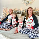 Christmas Matching Family Pajama Merry Christmas Hat Ya Filthy Animal Gray Pajamas Set