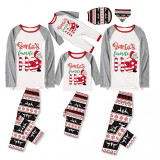 Christmas Matching Family Pajamas Santa's Favourite HO Seamless Pajamas Set