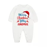 Christmas Matching Family Pajama Merry Christmas Hat Ya Filthy Animal Blue Pajamas Set