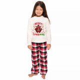 Christmas Matching Family Pajamas Merry Snowflakes Cruisemas Red Pajamas Set