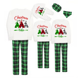 Christmas Matching Family Pajama Christmas Tribe Tree Green Pajamas Set