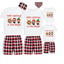Christmas Matching Family Pajamas Cartoon Merry Christmas Ya Filthy Muggle Short Pajamas Set