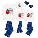 Christmas Matching Family Pajamas 2023 Family Christmas Cruisin Crew Blue Pajamas Set
