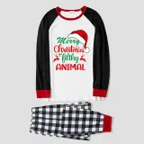 Christmas Matching Family Pajama Merry Christmas Hat Ya Filthy Animal Gray Pajamas Set