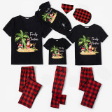 Christmas Matching Family Pajama Family Holiday Christmas Black Pajamas Set