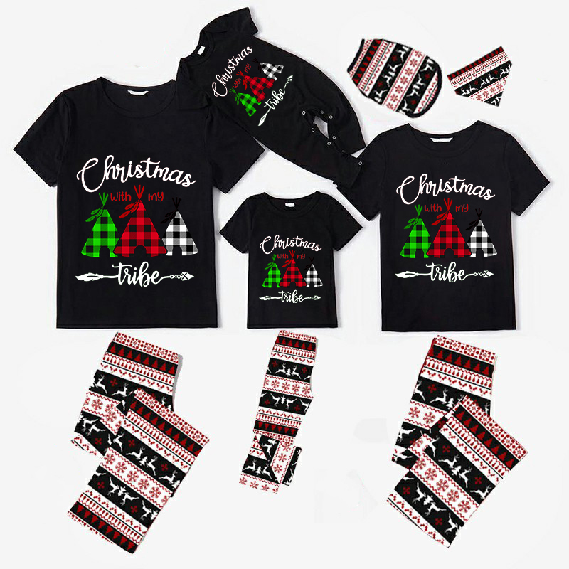 thumbnail image 2 of Family Christmas Pajamas Set Family Matching Clothes Xmas Party Clothes Adult Ki 2 of 11