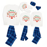 Christmas Matching Family Pajama Merry Christmas Ya Filthy Animal Blue Pajamas Set