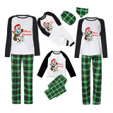 Christmas Matching Family Pajamas Cartoon Snowman Merry Christmas Pajamas Set