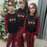 Christmas Matching Family Pajamas Cartoon Merry Christmas Ya Filthy Muggle Black Pajamas Set
