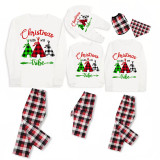 Christmas Matching Family Pajama Christmas Tribe Tree White Pajamas Set