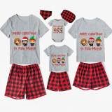 Christmas Matching Family Pajamas Cartoon Merry Christmas Ya Filthy Muggle Short Pajamas Set