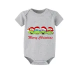 Christmas Matching Family Pajamas Cartoon Turtle Short Sleeve Pajamas Set