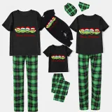 Christmas Matching Family Pajamas Cartoon Turtle Short Sleeve Pajamas Set