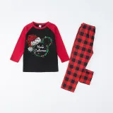 Christmas Matching Family Pajamas Multicolor Cartoon Mouse Blue Pajamas Set