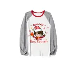 Christmas Matching Family Pajamas Cartoon Harry Christmas Snowflake Pajamas Set