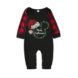Christmas Matching Family Pajamas Multicolor Cartoon Mouse Blue Pajamas Set