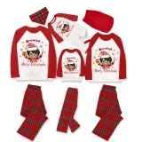 Christmas Matching Family Pajamas Cartoon Harry Christmas Snowflake Red Pajamas Set