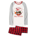 Christmas Matching Family Pajamas Cartoon Harry Christmas Snowflake Red Pajamas Set