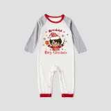 Christmas Matching Family Pajamas Cartoon Harry Christmas Snowflake Pajamas Set
