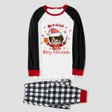 Christmas Matching Family Pajamas Cartoon Harry Christmas Snowflake Red Pajamas Set