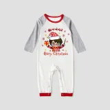 Christmas Matching Family Pajamas Cartoon Harry Christmas Snowflake Red Pajamas Set