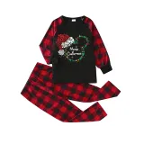 Christmas Matching Family Pajamas Multicolor Cartoon Mouse Blue Pajamas Set