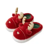 Christmas Slipper Gnomies and Elk Home Christmas Cotton Slipper