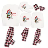 Christmas Matching Family Pajamas Set Cartoon Snowman Merry Christmas Matching Pajamas