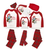 Christmas Matching Family Pajamas Set Cartoon Snowman Merry Christmas Matching Pajamas
