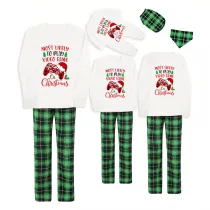 Christmas Matching Family Pajama Cartoon Most Likely To Play Game Green Christmas Pajamas Set
