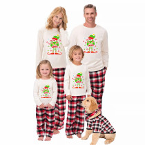 Christmas Matching Family Pajama Cartoon I Am The Elf Game Red Christmas Pajamas Set