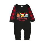 Kids Christmas Pajamas Merry Christmas String Light Super Hero Cartoon Pajamas