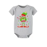 Christmas Matching Family Pajama Cartoon I Am The Elf Game White Christmas Pajamas Set