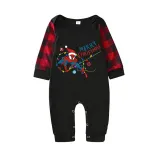 Kids Christmas Pajamas Merry Christmas String Light Super Hero Cartoon Pajamas