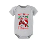 Christmas Matching Family Pajama Cartoon Most Likely To Play Game White Christmas Pajamas Set