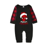 Kids Christmas Pajamas Merry Christmas Super Hero Cartoon Pajamas