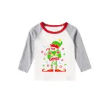 Christmas Matching Family Pajama Cartoon I Am The Elf Game Red Christmas Pajamas Set