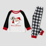 Christmas Matching Family Pajama Santa Football Gray Christmas Pajamas Set