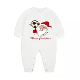 Christmas Matching Family Pajama Santa Football Blue Christmas Pajamas Set