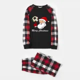 Christmas Matching Family Pajama Santa Football Multicolor Christmas Pajamas Set