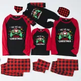 Christmas Matching Family Pajama Cartoon HO HO HO Game Multicolor Christmas Pajamas Set
