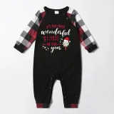 Christmas Matching Family Pajama It Is The Most Wonderful Time Wine Multicolor Christmas Pajamas Set
