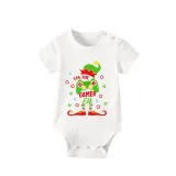 Christmas Matching Family Pajama Cartoon I Am The Elf Game White Christmas Pajamas Set