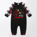 Christmas Matching Family Pajama Elk Play Basketball Multicolor Christmas Pajamas Set