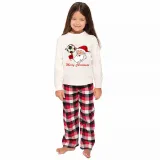 Christmas Matching Family Pajama Santa Football Red Christmas Pajamas Set