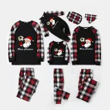 Christmas Matching Family Pajama Santa Football Multicolor Christmas Pajamas Set