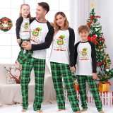 Christmas Matching Family Pajama Cartoon I Am The Elf Game Green Christmas Pajamas Set